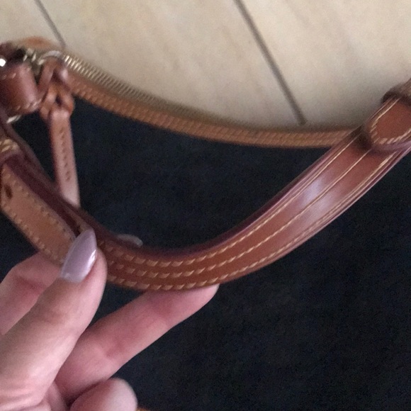 Dooney & Bourke Large Hobo Leather Classic Navy - Picture 4 of 6